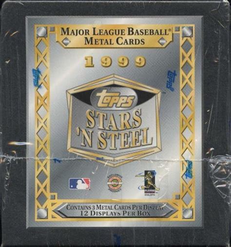 1999 Topps Stars 'N Steel Baseball Hobby Box 